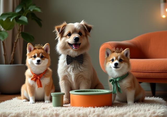 Mascotas ejecutivas con productos Umbraluxe